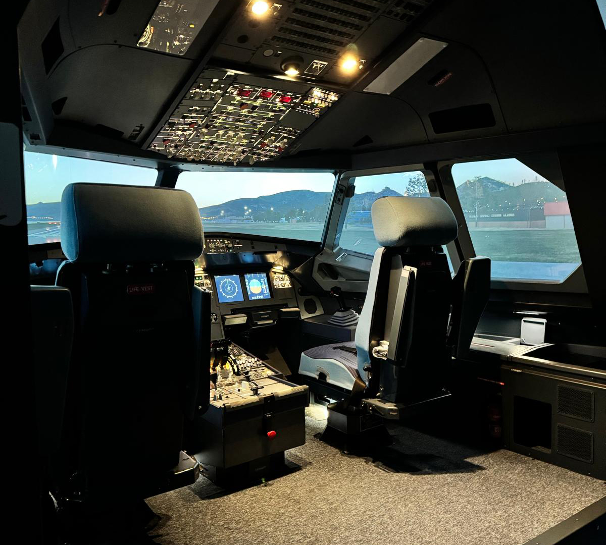 A320 instrument panel image