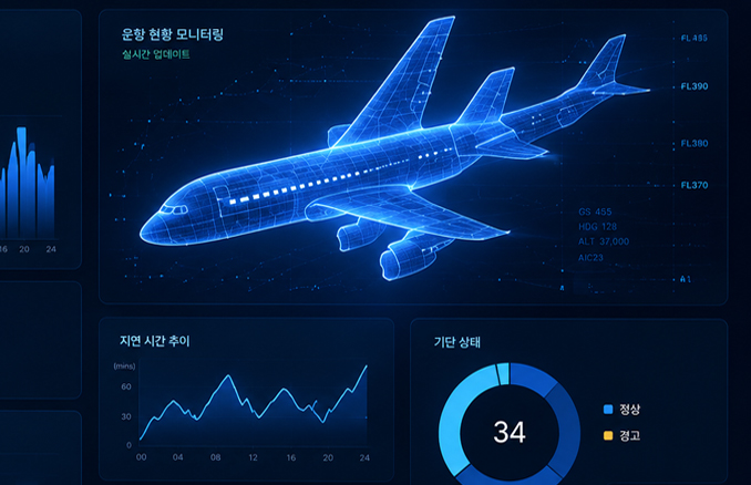 비행 물리엔진 기술 이미지